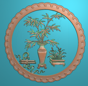 花瓶竹